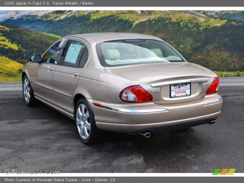 Topaz Metallic / Barley 2005 Jaguar X-Type 3.0