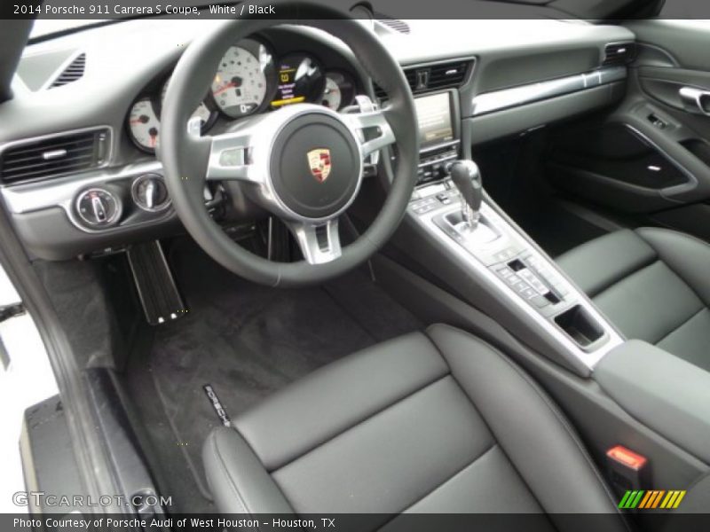 White / Black 2014 Porsche 911 Carrera S Coupe