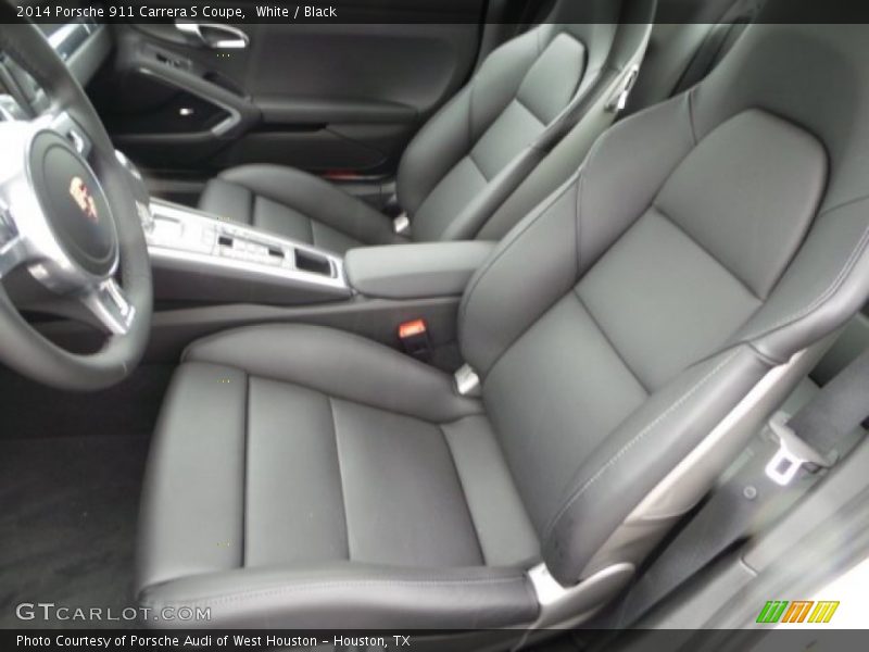 White / Black 2014 Porsche 911 Carrera S Coupe