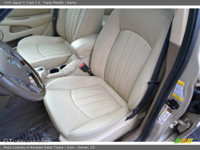 Topaz Metallic / Barley 2005 Jaguar X-Type 3.0