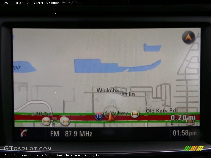 White / Black 2014 Porsche 911 Carrera S Coupe