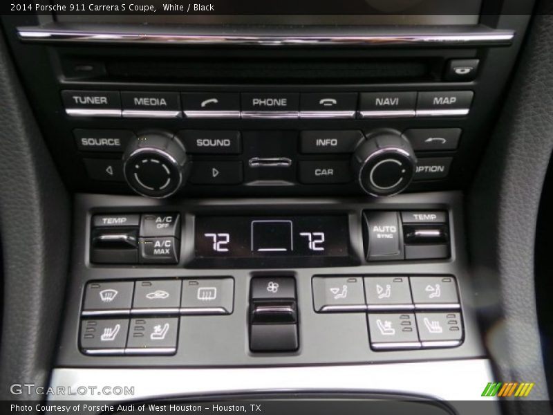 White / Black 2014 Porsche 911 Carrera S Coupe