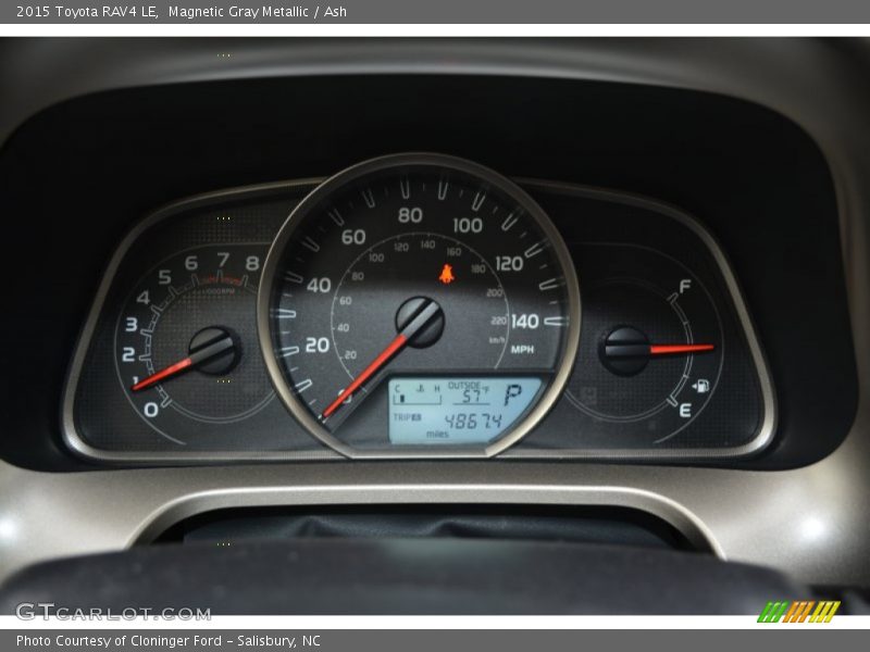 Magnetic Gray Metallic / Ash 2015 Toyota RAV4 LE