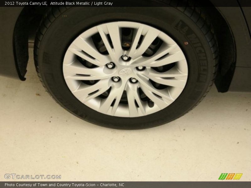 Attitude Black Metallic / Light Gray 2012 Toyota Camry LE