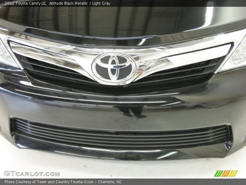 Attitude Black Metallic / Light Gray 2012 Toyota Camry LE