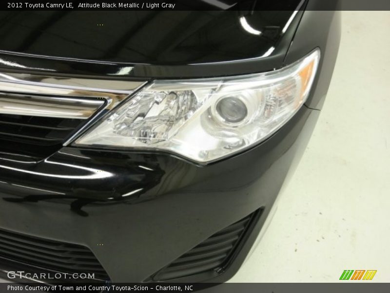 Attitude Black Metallic / Light Gray 2012 Toyota Camry LE