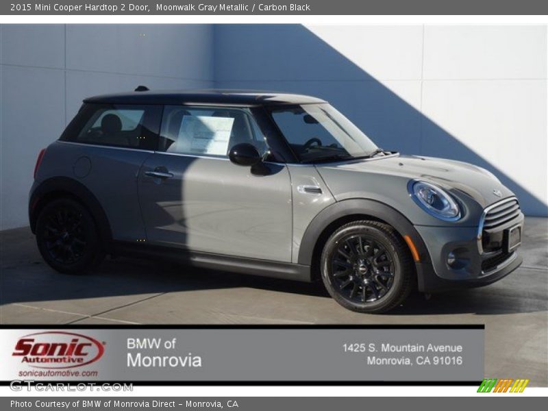 Moonwalk Gray Metallic / Carbon Black 2015 Mini Cooper Hardtop 2 Door
