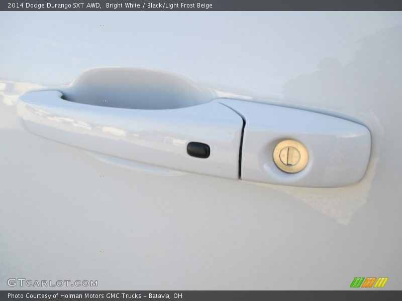 Bright White / Black/Light Frost Beige 2014 Dodge Durango SXT AWD