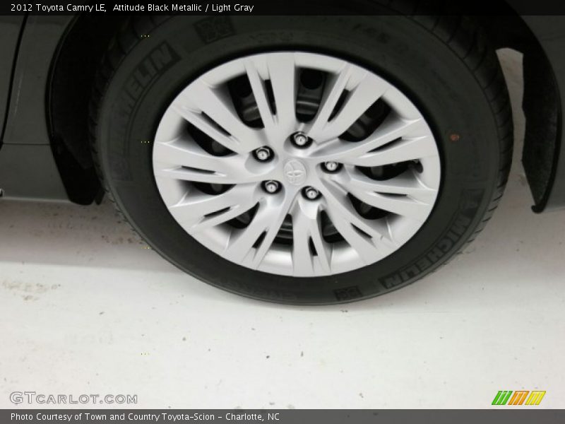 Attitude Black Metallic / Light Gray 2012 Toyota Camry LE