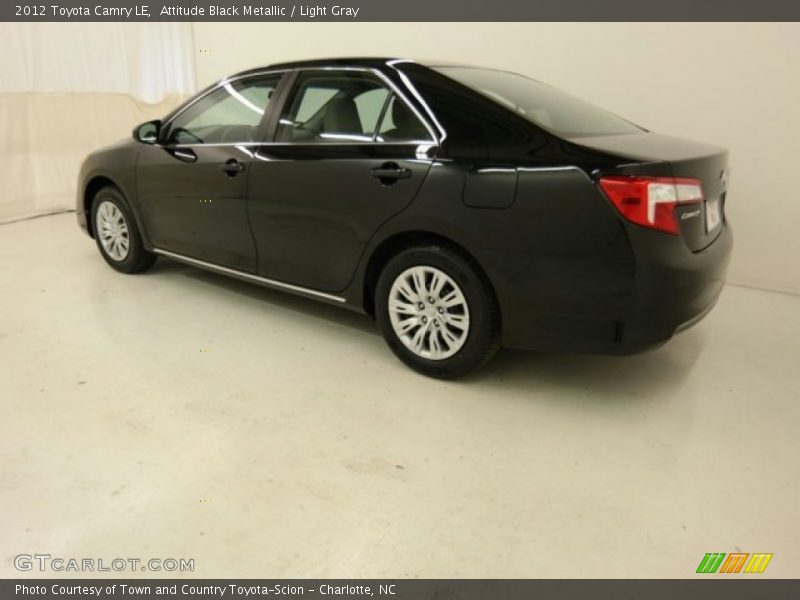 Attitude Black Metallic / Light Gray 2012 Toyota Camry LE