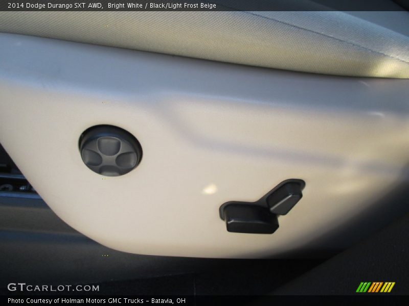 Bright White / Black/Light Frost Beige 2014 Dodge Durango SXT AWD