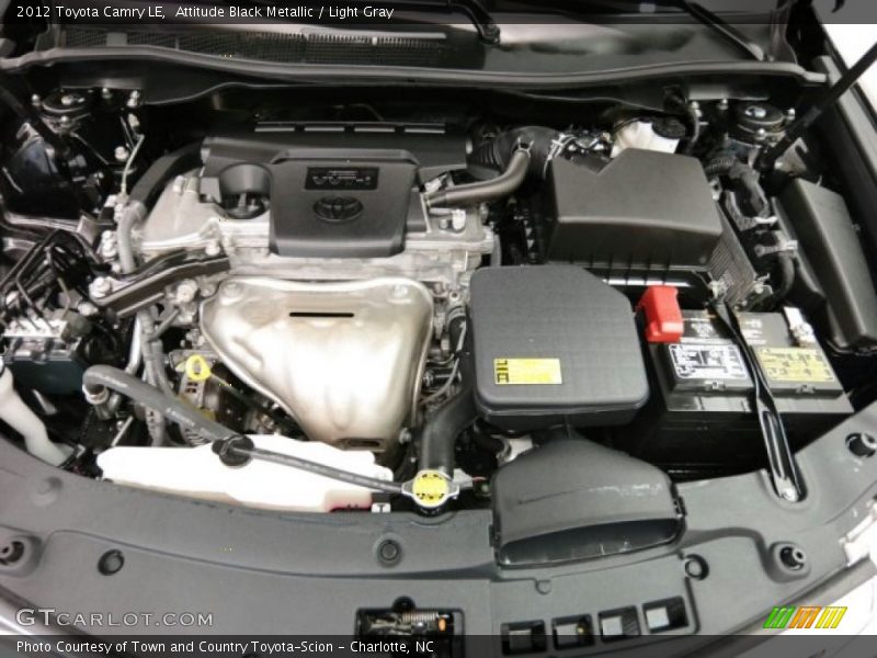 Attitude Black Metallic / Light Gray 2012 Toyota Camry LE