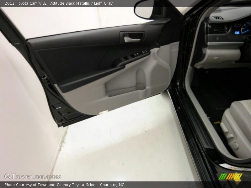 Attitude Black Metallic / Light Gray 2012 Toyota Camry LE
