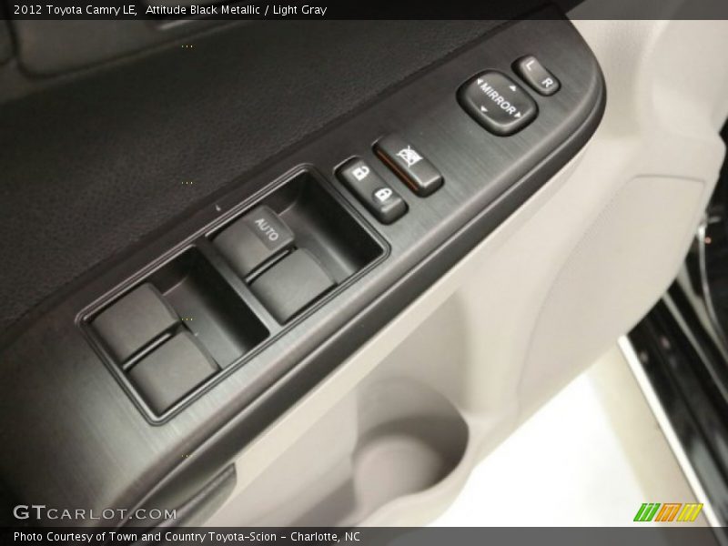 Attitude Black Metallic / Light Gray 2012 Toyota Camry LE
