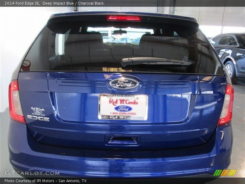 Deep Impact Blue / Charcoal Black 2014 Ford Edge SE
