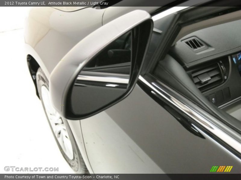 Attitude Black Metallic / Light Gray 2012 Toyota Camry LE