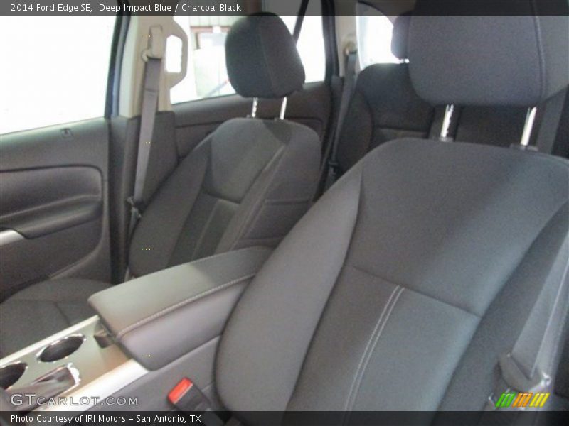 Deep Impact Blue / Charcoal Black 2014 Ford Edge SE