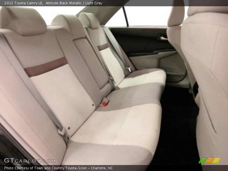 Attitude Black Metallic / Light Gray 2012 Toyota Camry LE