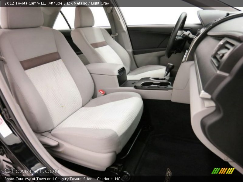 Attitude Black Metallic / Light Gray 2012 Toyota Camry LE