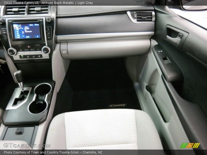 Attitude Black Metallic / Light Gray 2012 Toyota Camry LE