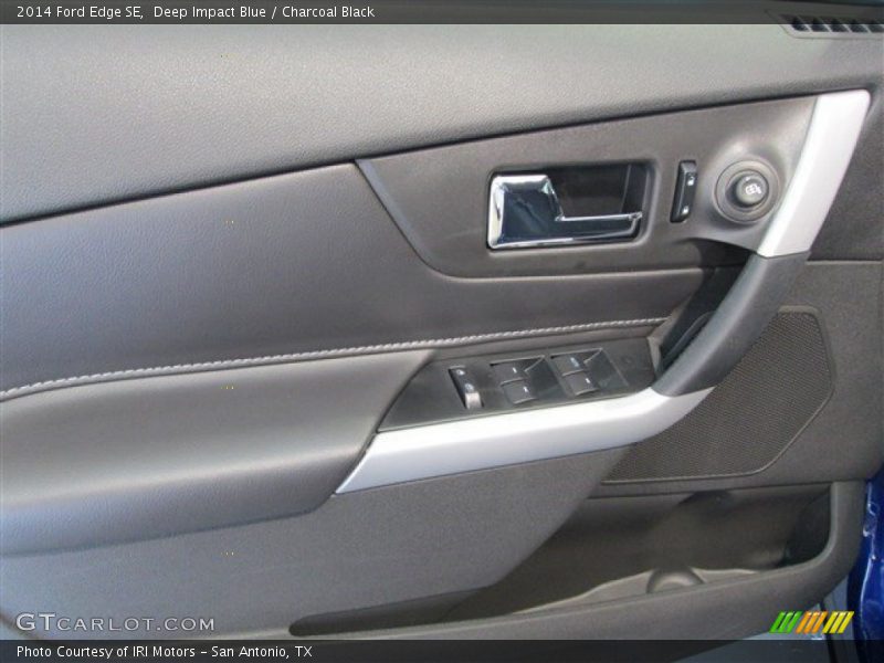 Deep Impact Blue / Charcoal Black 2014 Ford Edge SE