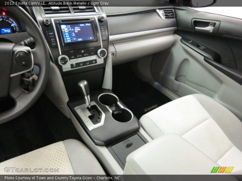Attitude Black Metallic / Light Gray 2012 Toyota Camry LE
