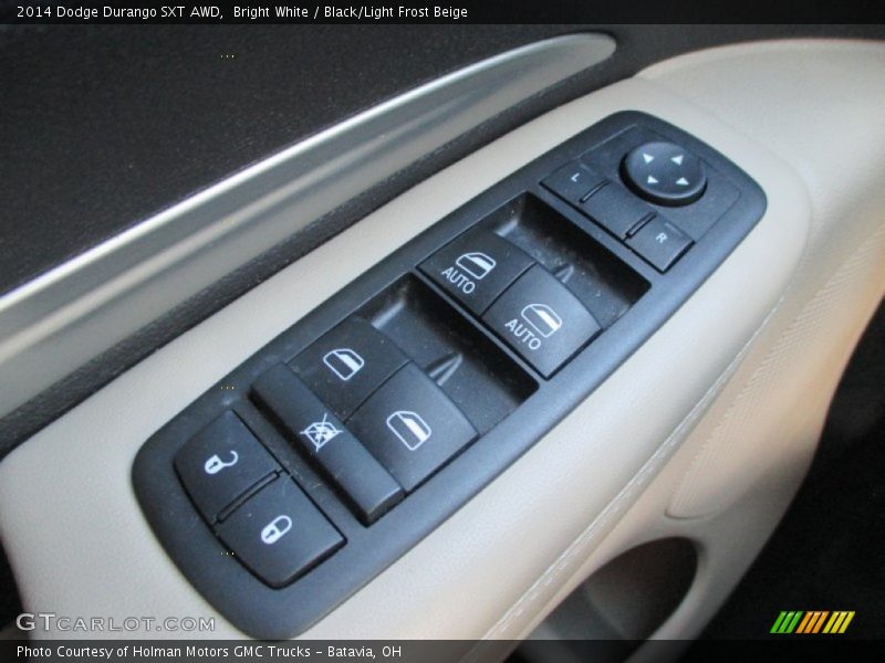 Bright White / Black/Light Frost Beige 2014 Dodge Durango SXT AWD