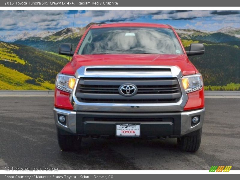 Radiant Red / Graphite 2015 Toyota Tundra SR5 CrewMax 4x4