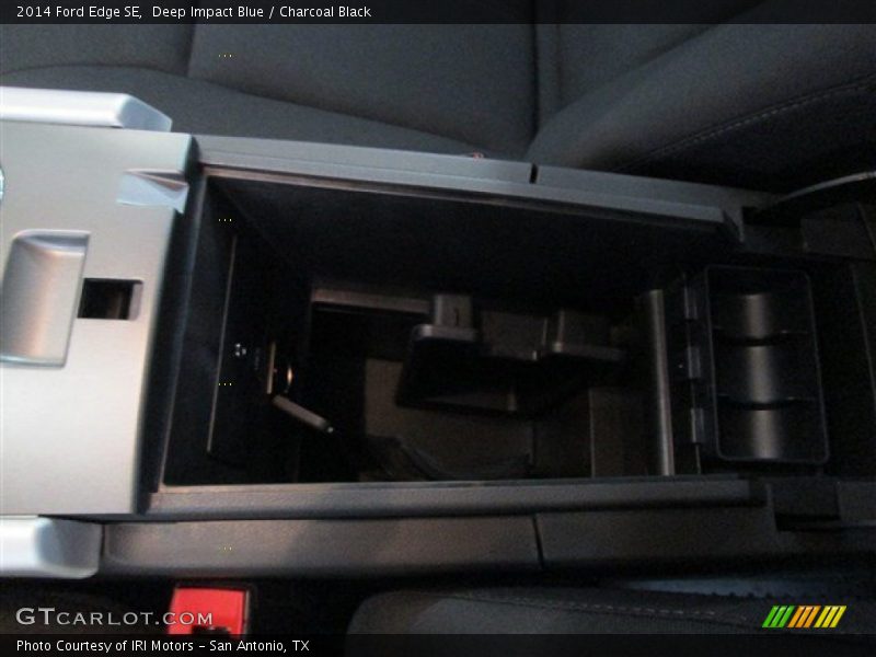 Deep Impact Blue / Charcoal Black 2014 Ford Edge SE