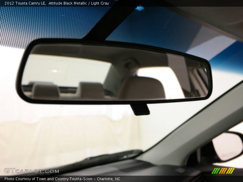 Attitude Black Metallic / Light Gray 2012 Toyota Camry LE