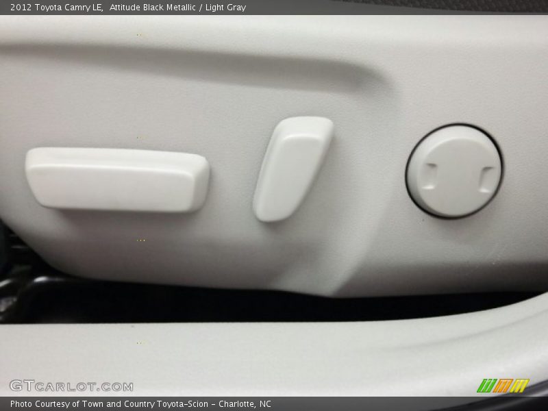 Attitude Black Metallic / Light Gray 2012 Toyota Camry LE