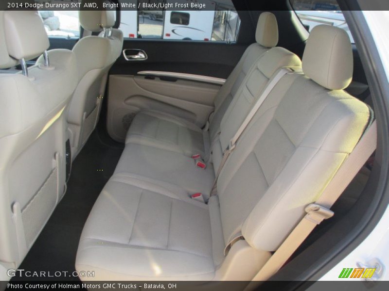 Bright White / Black/Light Frost Beige 2014 Dodge Durango SXT AWD