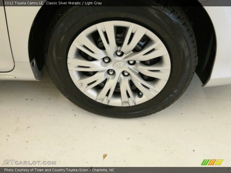Classic Silver Metallic / Light Gray 2012 Toyota Camry LE