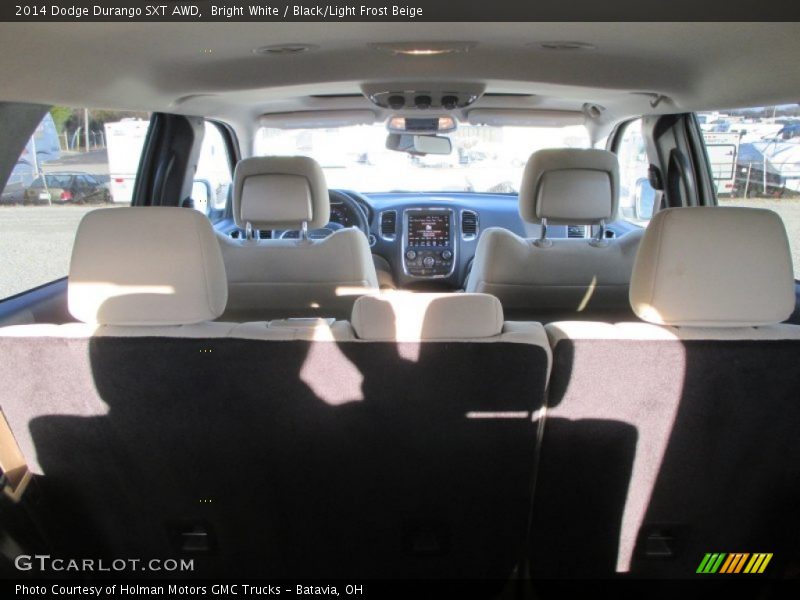 Bright White / Black/Light Frost Beige 2014 Dodge Durango SXT AWD