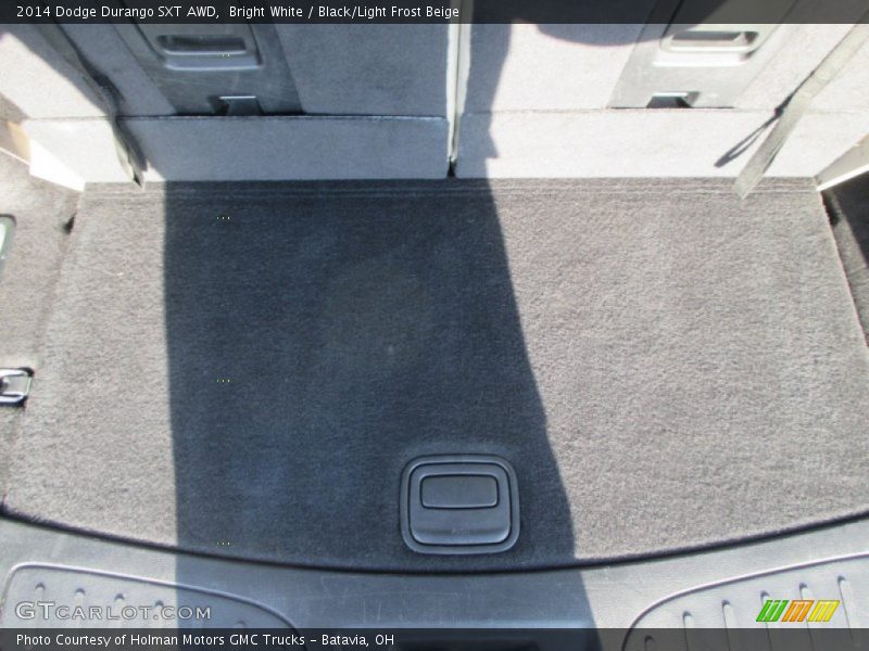 Bright White / Black/Light Frost Beige 2014 Dodge Durango SXT AWD