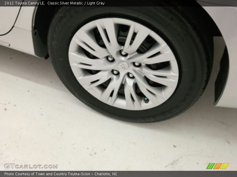 Classic Silver Metallic / Light Gray 2012 Toyota Camry LE