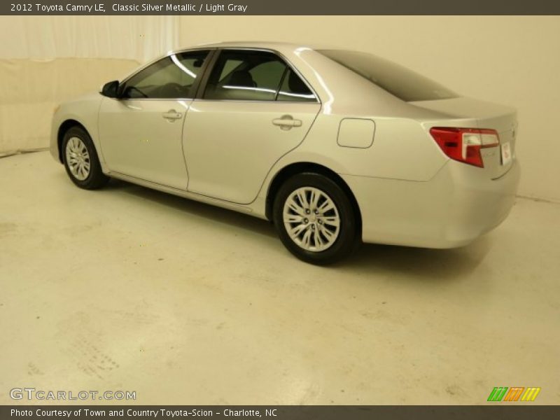 Classic Silver Metallic / Light Gray 2012 Toyota Camry LE