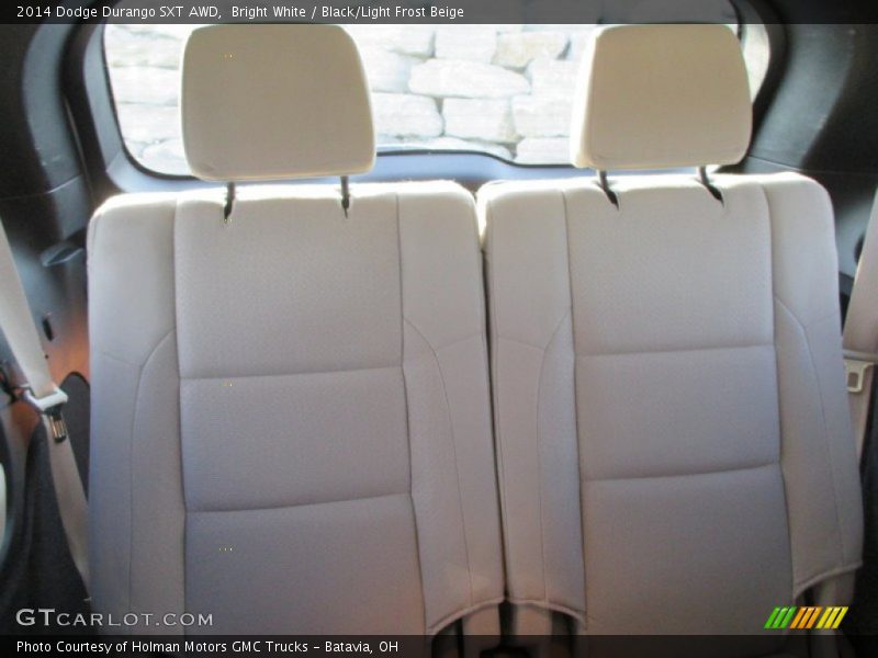 Bright White / Black/Light Frost Beige 2014 Dodge Durango SXT AWD