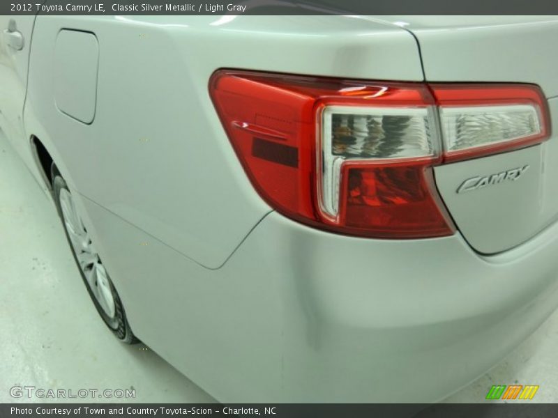 Classic Silver Metallic / Light Gray 2012 Toyota Camry LE