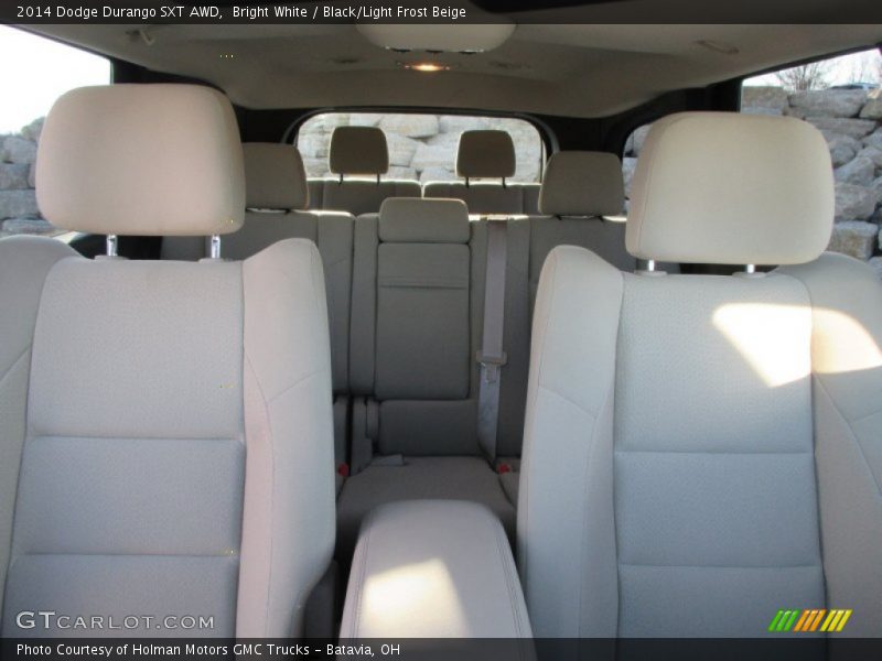 Bright White / Black/Light Frost Beige 2014 Dodge Durango SXT AWD
