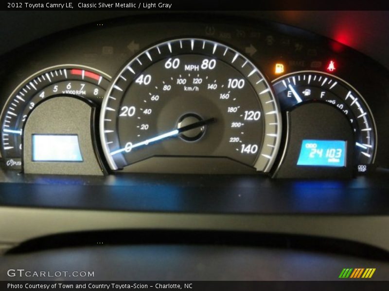 Classic Silver Metallic / Light Gray 2012 Toyota Camry LE