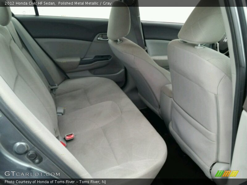 Polished Metal Metallic / Gray 2012 Honda Civic HF Sedan