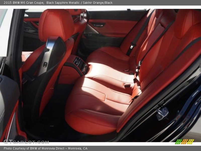 Rear Seat of 2015 M6 Gran Coupe