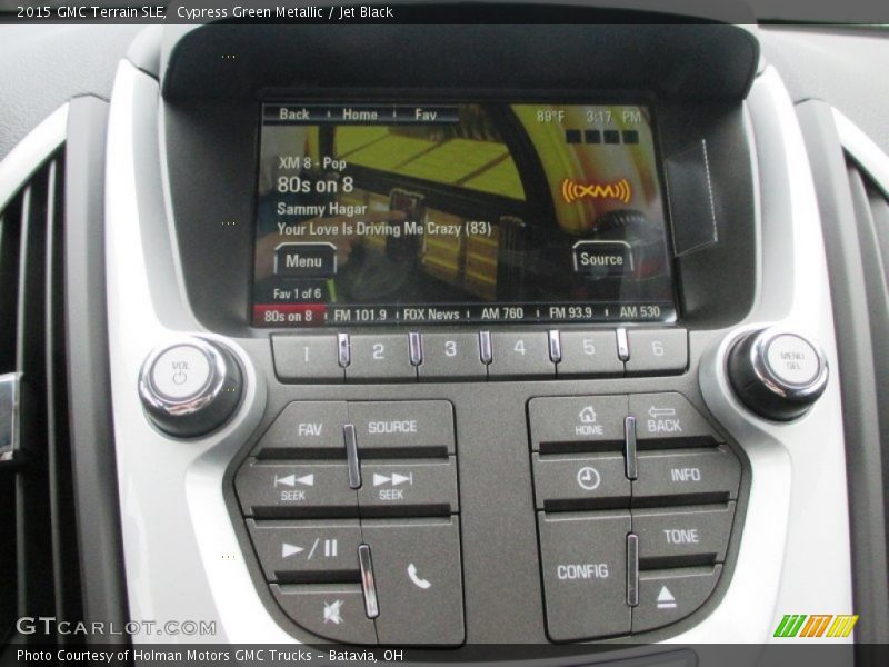 Cypress Green Metallic / Jet Black 2015 GMC Terrain SLE