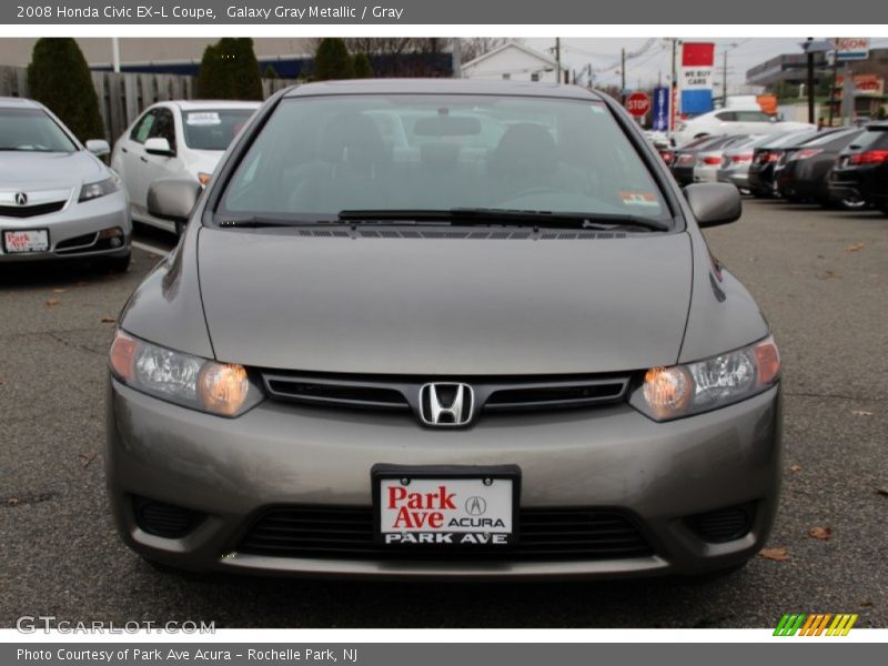 Galaxy Gray Metallic / Gray 2008 Honda Civic EX-L Coupe