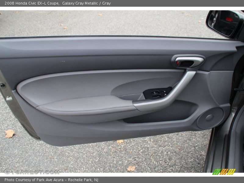 Galaxy Gray Metallic / Gray 2008 Honda Civic EX-L Coupe