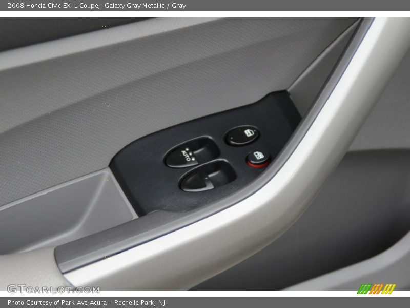 Galaxy Gray Metallic / Gray 2008 Honda Civic EX-L Coupe