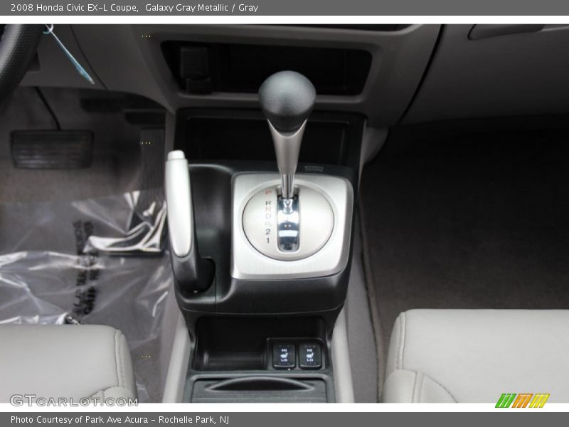 Galaxy Gray Metallic / Gray 2008 Honda Civic EX-L Coupe