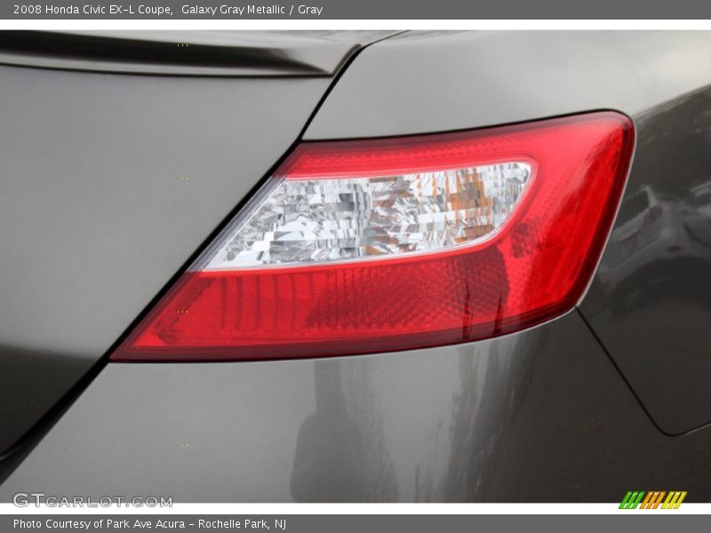 Galaxy Gray Metallic / Gray 2008 Honda Civic EX-L Coupe