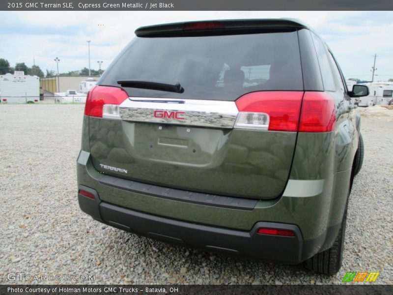 Cypress Green Metallic / Jet Black 2015 GMC Terrain SLE
